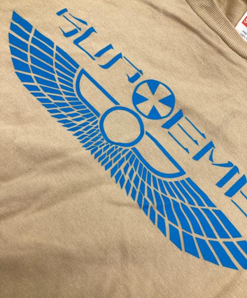 SUPREME（シュプリーム）Supreme (シュプリーム) Wings Tee SKATETHING ブラウン サイズ:Lの古着・服飾アイテム