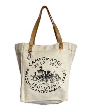 中古・古着通販】campomaggi (カンポマッジ) キャンバスレザートート 