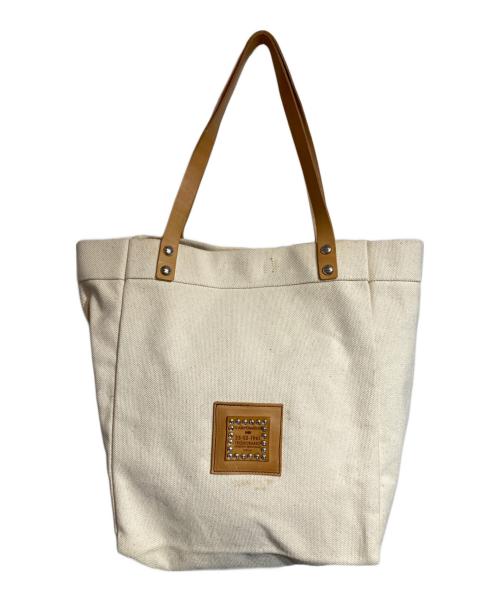 campomaggi（カンポマッジ）campomaggi (カンポマッジ) キャンバスレザートートバッグ ベージュの古着・服飾アイテム