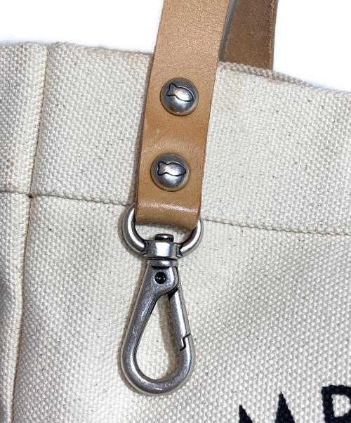 campomaggi（カンポマッジ）campomaggi (カンポマッジ) キャンバスレザートートバッグ ベージュの古着・服飾アイテム