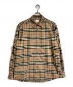 BURBERRYバーバリー）の古着「ノバチェックチェックシャツ」｜ベージュ