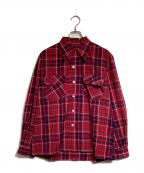 McGREGORマクレガー）の古着「ヴィンテージオープンカラーシャツ」｜レッド