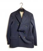 GOLDEN GOOSEゴールデングース）の古着「ダブルブレストブレザー」｜ネイビー