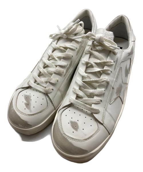 GOLDEN GOOSE（ゴールデングース）GOLDEN GOOSE (ゴールデングース) ヴィンテージ加工スニーカー ホワイト サイズ:44の古着・服飾アイテム