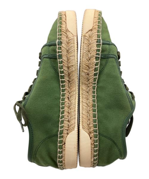 GUCCI（グッチ）GUCCI (グッチ) エスパドリーユスニーカー グリーン サイズ: 6 1/2の古着・服飾アイテム