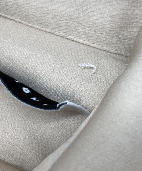 CORNERSTONE（コーナーストーン）CORNERSTONE (コーナーストーン) スリットデザイン ポリシャツ ベージュ サイズ:44の古着・服飾アイテム