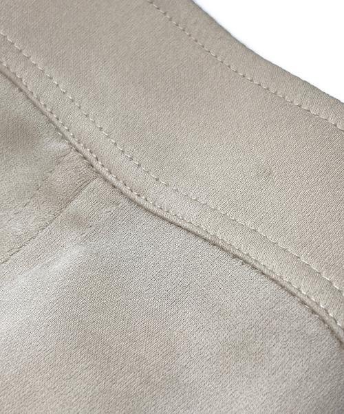 CORNERSTONE（コーナーストーン）CORNERSTONE (コーナーストーン) スリットデザイン ポリシャツ ベージュ サイズ:44の古着・服飾アイテム