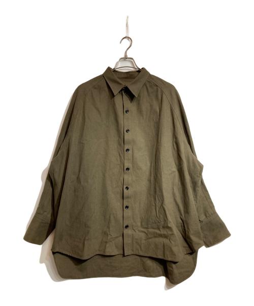 NEMETH（ネメス）Nemeth (ネメス) バックローププリントシャツ ブラウン サイズ:LLの古着・服飾アイテム