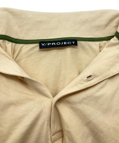 Y. PROJECT（ワイプロジェクト）Y. PROJECT (ワイプロジェクト) オーバーサイズレイヤードカットソー ベージュ サイズ:Mの古着・服飾アイテム