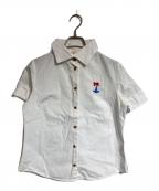 Vivienne Westwood RED LABELヴィヴィアンウエストウッドレッドレーベル）の古着「リボン×オーブ刺繍シャツ」｜ホワイト