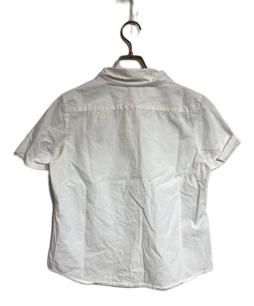 Vivienne Westwood RED LABEL（ヴィヴィアンウエストウッドレッドレーベル）Vivienne Westwood RED LABEL (ヴィヴィアンウエストウッドレッドレーベル) リボン×オーブ刺繍シャツ ホワイト サイズ:3の古着・服飾アイテム