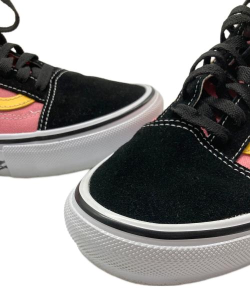 VANS（ヴァンズ）VANS (バンズ) SUPREME (シュプリーム) Skate Old Skool ブラック×ピンク サイズ:27.5cmの古着・服飾アイテム