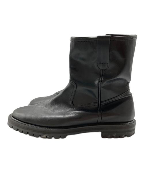 SOFTHYPHEN（ソフトハイフン）SOFTHYPHEN (ソフトハイフン) LEATHER WORK BOOTS ブラック サイズ:28の古着・服飾アイテム