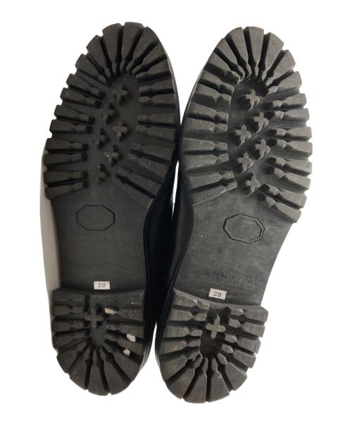 SOFTHYPHEN（ソフトハイフン）SOFTHYPHEN (ソフトハイフン) LEATHER WORK BOOTS ブラック サイズ:28の古着・服飾アイテム