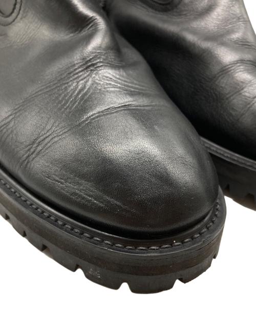 SOFTHYPHEN（ソフトハイフン）SOFTHYPHEN (ソフトハイフン) LEATHER WORK BOOTS ブラック サイズ:28の古着・服飾アイテム