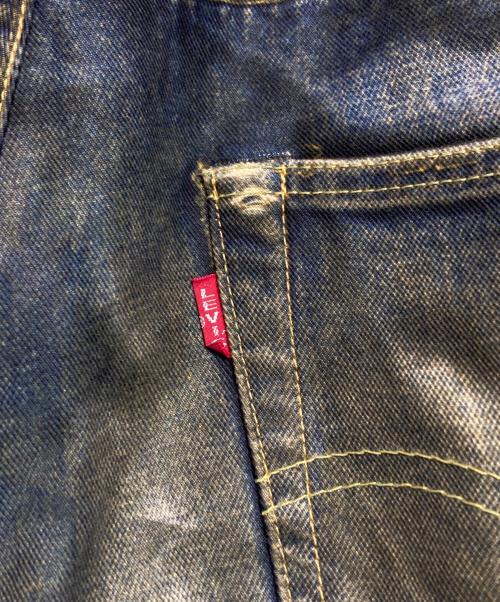 JUNYA WATANABE MAN（ジュンヤワタナベマン）JUNYA WATANABE MAN (ジュンヤワタナベマン) LEVI'S (リーバイス) berberjin (ベンベルジン) 綿ツイル転写プリントデニム インディゴ サイズ:Ｓの古着・服飾アイテム