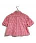 Simone Rocha (シモーネ ロシャ) パフスリーブギンガムチェックシャツ ホワイト×レッド サイズ:8：13000円