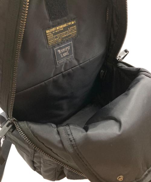HARVEST LABEL（ハーヴェストレーベル）HARVEST LABEL (ハーヴェストレーベル) FLYER'S 70XX PRO-SPEC バックパック ブラックの古着・服飾アイテム