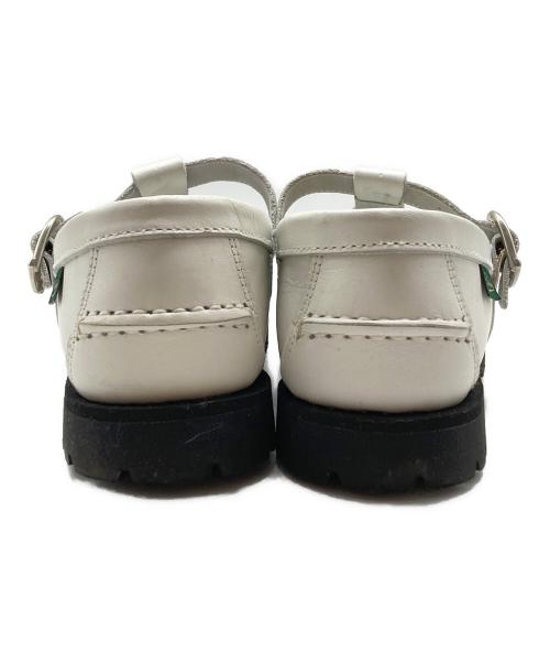 PARABOOT（パラブーツ）PARABOOT (パラブーツ) バボードストラップローファー ホワイト サイズ:4の古着・服飾アイテム