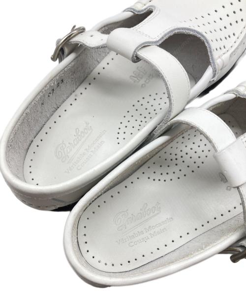 PARABOOT（パラブーツ）PARABOOT (パラブーツ) バボードストラップローファー ホワイト サイズ:4の古着・服飾アイテム