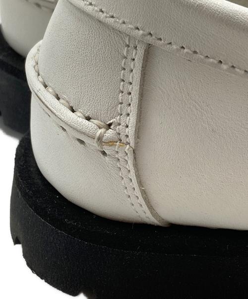PARABOOT（パラブーツ）PARABOOT (パラブーツ) バボードストラップローファー ホワイト サイズ:4の古着・服飾アイテム