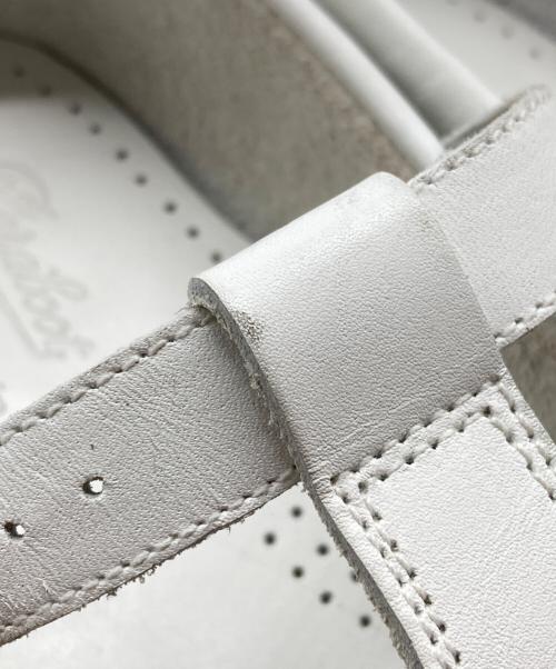 PARABOOT（パラブーツ）PARABOOT (パラブーツ) バボードストラップローファー ホワイト サイズ:4の古着・服飾アイテム