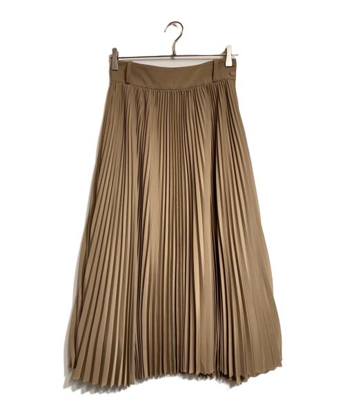 HYKE（ハイク）HYKE (ハイク) プリーツロングスカート ベージュ サイズ:2の古着・服飾アイテム