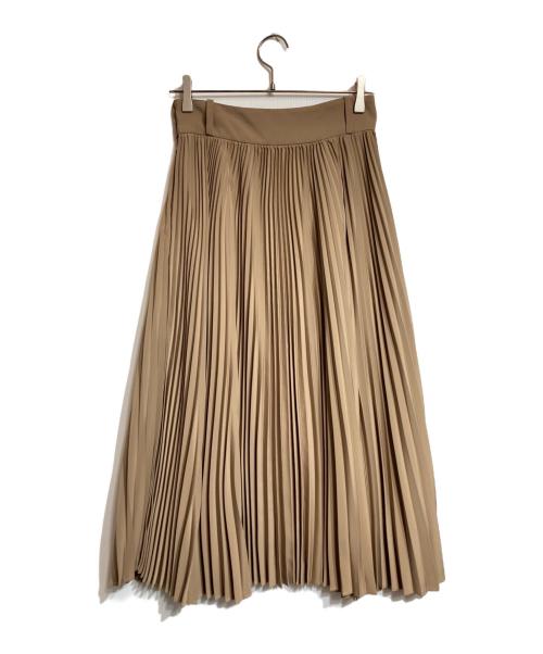 HYKE（ハイク）HYKE (ハイク) プリーツロングスカート ベージュ サイズ:2の古着・服飾アイテム