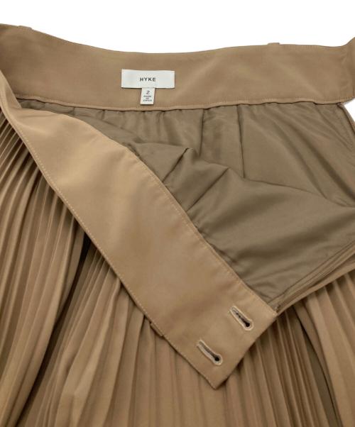 HYKE（ハイク）HYKE (ハイク) プリーツロングスカート ベージュ サイズ:2の古着・服飾アイテム