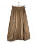 HYKE（ハイク）の古着「プリーツロングスカート」｜ベージュ