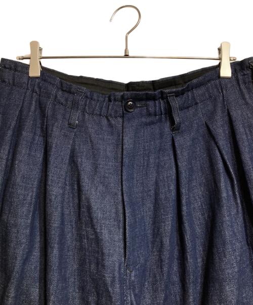 GROUND Y（グラウンドワイ）GROUND Y (グラウンドワイ) 12OZ DENIM BALLOON PANTS インディゴ サイズ:3の古着・服飾アイテム