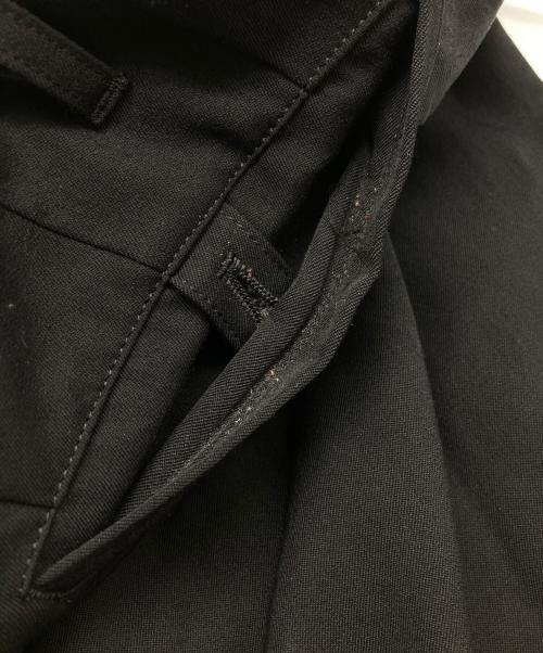 GROUND Y（グラウンドワイ）GROUND Y (グラウンドワイ) WOOL GABARDINE BALLOON PANTS ブラック サイズ:3の古着・服飾アイテム