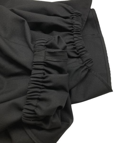 GROUND Y（グラウンドワイ）GROUND Y (グラウンドワイ) T/W gabardine Crow pants ブラック サイズ:3の古着・服飾アイテム