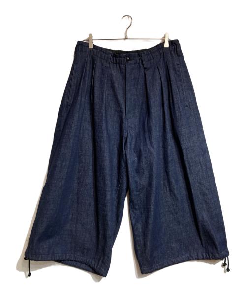 GROUND Y（グラウンドワイ）GROUND Y (グラウンドワイ) 12OZ DENIM BALLOON PANTS インディゴ サイズ:3の古着・服飾アイテム