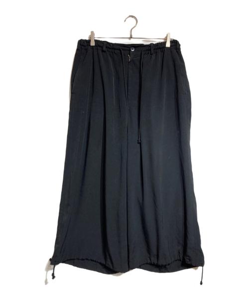 GROUND Y（グラウンドワイ）GROUND Y (グラウンドワイ) CREPE de CHINE BALLOON PANTS ブラック サイズ:3の古着・服飾アイテム