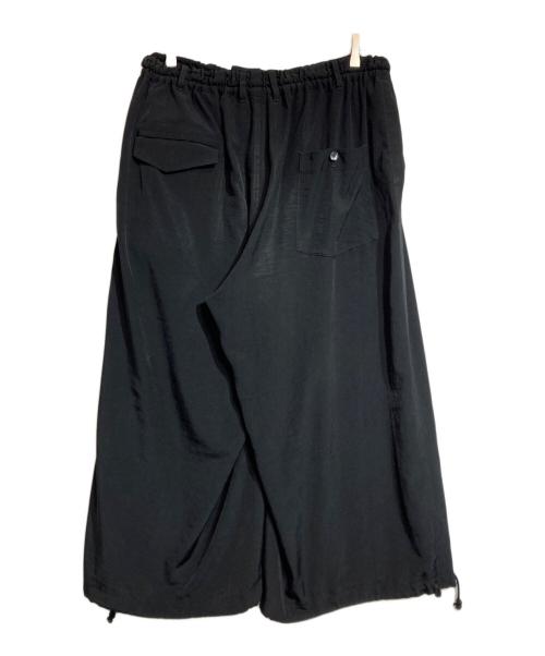 GROUND Y（グラウンドワイ）GROUND Y (グラウンドワイ) CREPE de CHINE BALLOON PANTS ブラック サイズ:3の古着・服飾アイテム