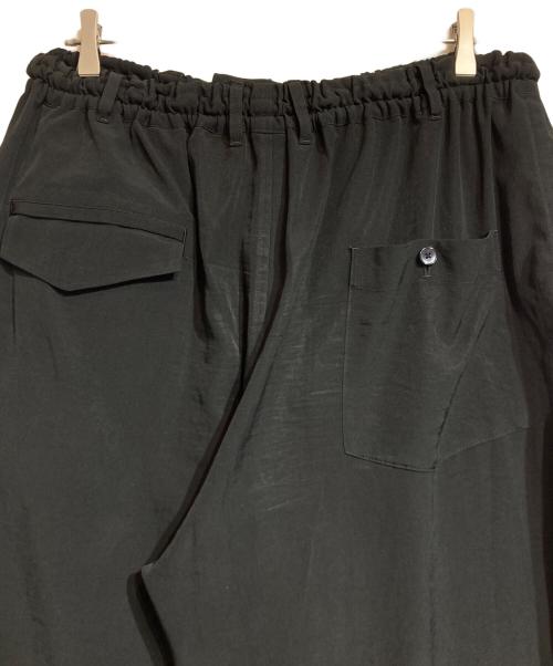 GROUND Y（グラウンドワイ）GROUND Y (グラウンドワイ) CREPE de CHINE BALLOON PANTS ブラック サイズ:3の古着・服飾アイテム