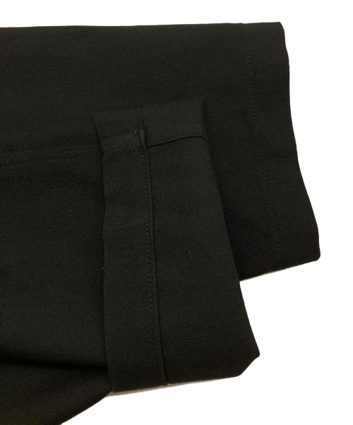 GROUND Y（グラウンドワイ）GROUND Y (グラウンドワイ) GABARDINE ZIP-UP STANDING COLLAR LONG SHIRT ブラック サイズ:3の古着・服飾アイテム