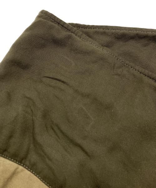 GROUND Y（グラウンドワイ）GROUND Y (グラウンドワイ) キュビズムパッチワークパンツ カーキ サイズ:3の古着・服飾アイテム