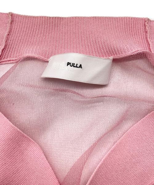 TOGA PULLA（トーガ プルラ）TOGA PULLA (トーガ プルラ) シアーカーディガン ピンク サイズ:36の古着・服飾アイテム