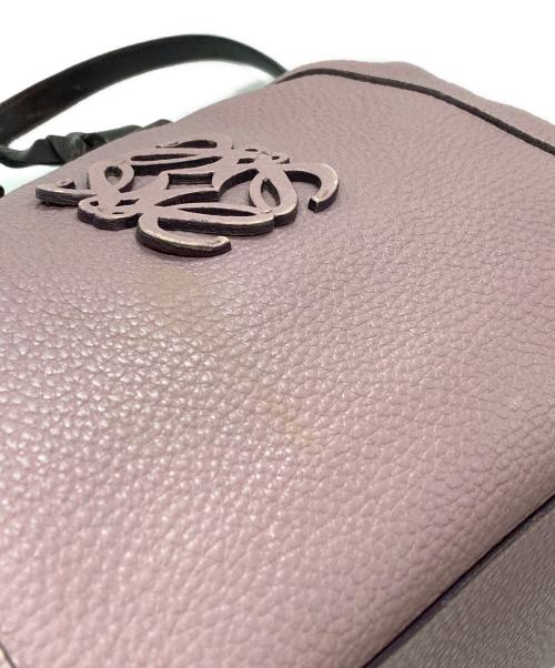 LOEWE（ロエベ）LOEWE (ロエベ) フスタ31アナグラム2WAYバッグ パープルの古着・服飾アイテム