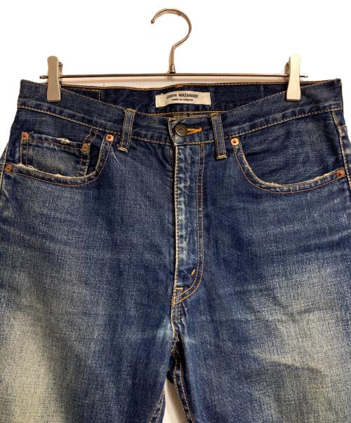 JUNYA WATANABE COMME des GARCONS（ジュンヤワタナベ コムデギャルソン）JUNYA WATANABE COMME des GARCONS ((ジュンヤワタナベ コムデギャルソン) テーパードデニムパンツ インディゴ サイズ:Ｓの古着・服飾アイテム