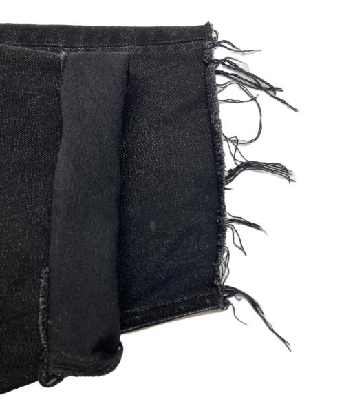 BALENCIAGA（バレンシアガ）BALENCIAGA (バレンシアガ) カットオフデニムショーツ ブラック サイズ:29の古着・服飾アイテム
