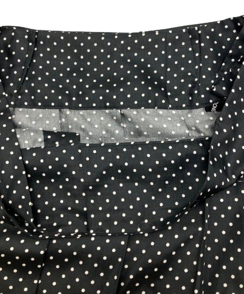 tricot COMME des GARCONS（トリココムデギャルソン）tricot COMME des GARCONS (トリココムデギャルソン) ドットプリーツ巻きスカート ブラック サイズ:Mの古着・服飾アイテム