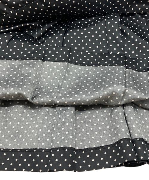 tricot COMME des GARCONS（トリココムデギャルソン）tricot COMME des GARCONS (トリココムデギャルソン) ドットプリーツ巻きスカート ブラック サイズ:Mの古着・服飾アイテム