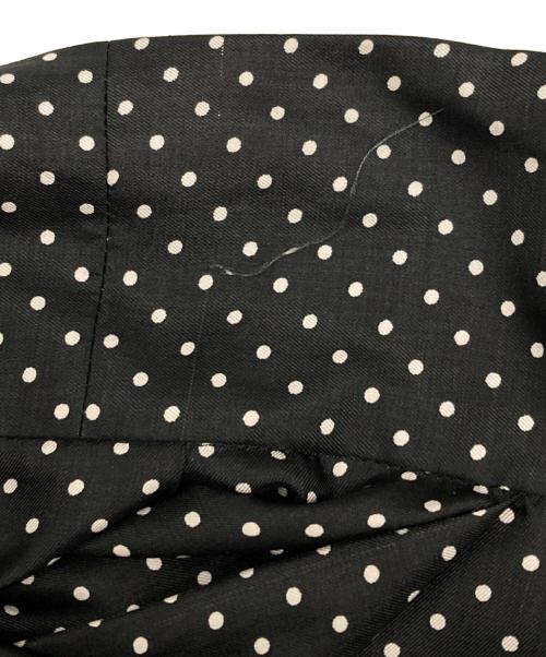 tricot COMME des GARCONS（トリココムデギャルソン）tricot COMME des GARCONS (トリココムデギャルソン) ドットプリーツ巻きスカート ブラック サイズ:Mの古着・服飾アイテム