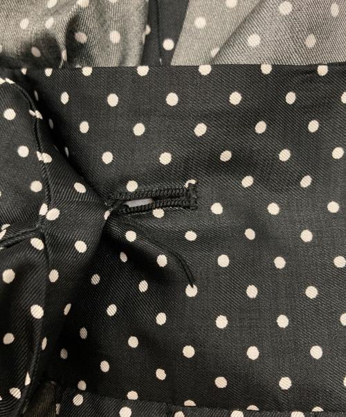 tricot COMME des GARCONS（トリココムデギャルソン）tricot COMME des GARCONS (トリココムデギャルソン) ドットプリーツ巻きスカート ブラック サイズ:Mの古着・服飾アイテム