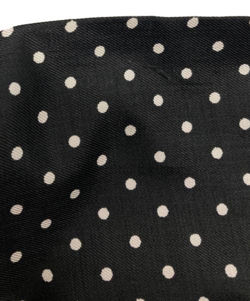 tricot COMME des GARCONS（トリココムデギャルソン）tricot COMME des GARCONS (トリココムデギャルソン) ドットプリーツ巻きスカート ブラック サイズ:Mの古着・服飾アイテム