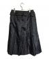 tricot COMME des GARCONS (トリココムデギャルソン) ドットプリーツ巻きスカート ブラック サイズ:M：16000円