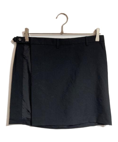 LAD MUSICIAN（ラッドミュージシャン）LAD MUSICIAN (ラッドミュージシャン) ウールギャバ巻きスカート ブラック サイズ:42の古着・服飾アイテム